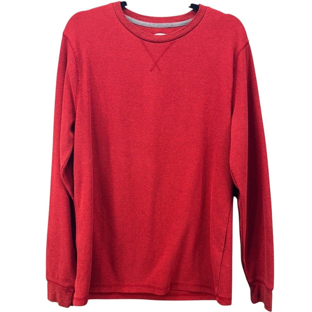 Old Navy Waffle Knit‎ Thermal Shirt Red Large
